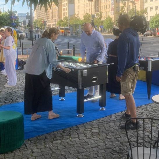 Piłkarzyki na dzień ojca w Dzień dobry TVN