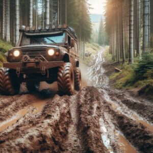 Off-road 4x4 jazda w terenie, event, wyjazd firmowy