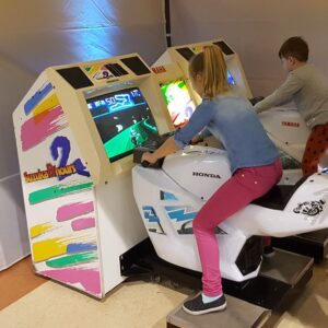 Symulator jazdy na motocyklu retro - wynajem - Wypożyczalnia atrakcji