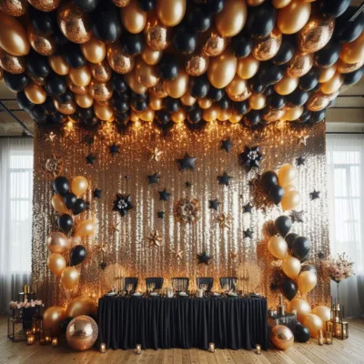 Dekoracje balonowe, balony z helem, na śluby, wesela, uroczystości - ścianki - Wypożyczalnia Atrakcji