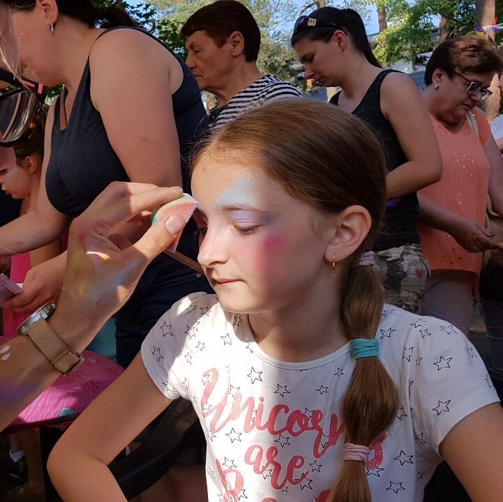 Malowanie buziek na evencie - Wypożyczalnia atrakcji